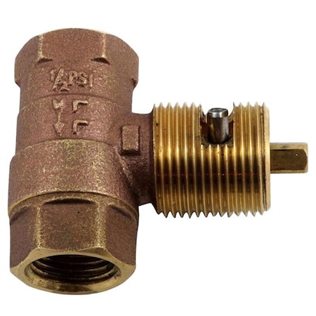 Blue Flame Blue Flame 1/2 in. Brass Quarter-Turn Straight Valve BVL2S